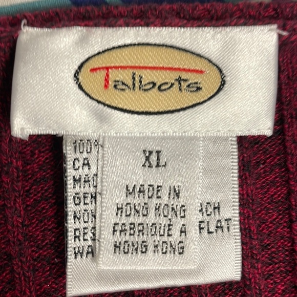 Talbots Women's XL Ribbed Pullover Sweater, 100% cotton - Picture 2 of 8